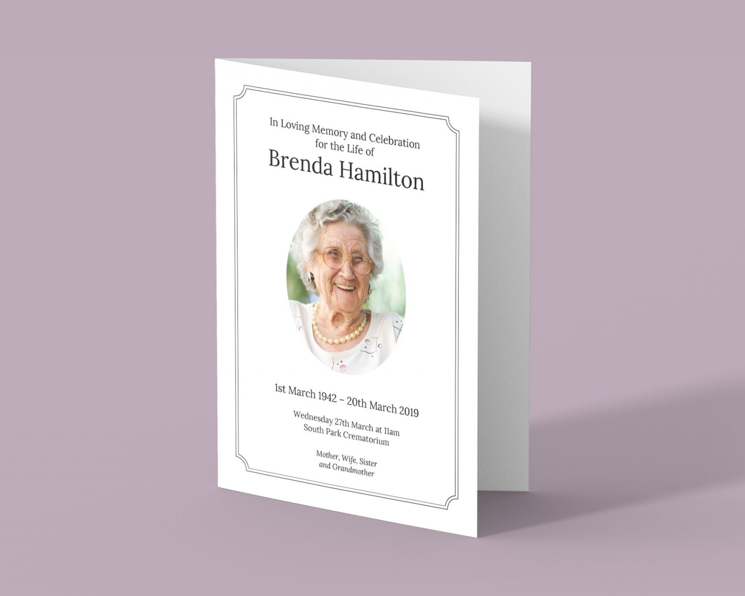 Funeral Order of Service – and other Funeral Stationery