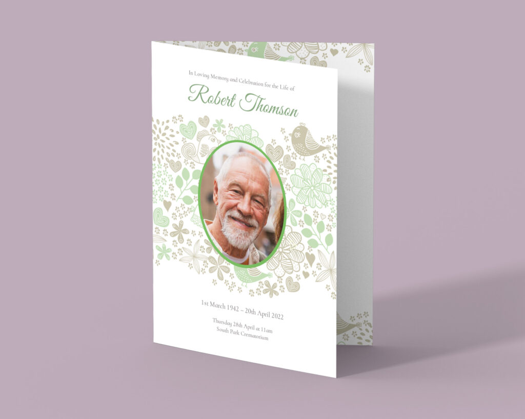 Funeral Order of Service – and other Funeral Stationery